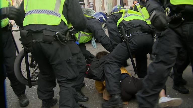 LONDON ANTI-LOCKDOWN PROTEST