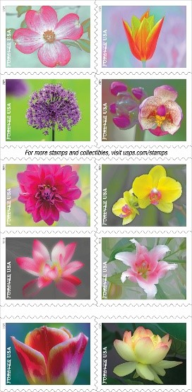 Garden Beauty stamps