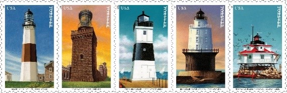 Mid-Atlantic Lighthouses stamps