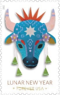 Lunar New Year • Year of the Ox stamp